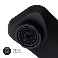 Смеситель Am.Pm Gem F90A72222 (черный)