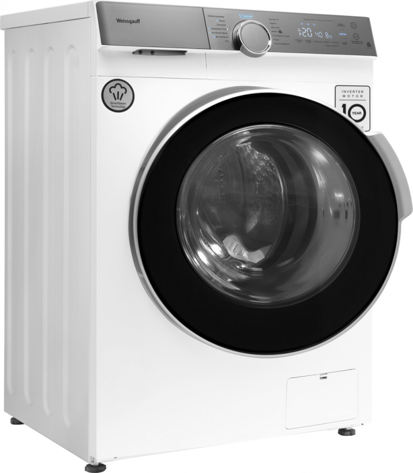 Стиральная машина Weissgauff WM 4947 DC Inverter Touch Steam Стиральная машина Weissgauff WM 4947 DC Inverter Touch Steam