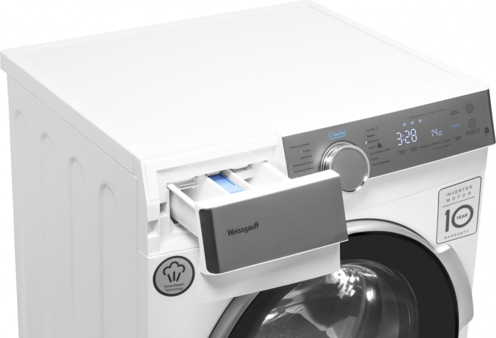 Стиральная машина Weissgauff WM 4947 DC Inverter Touch Steam Стиральная машина Weissgauff WM 4947 DC Inverter Touch Steam