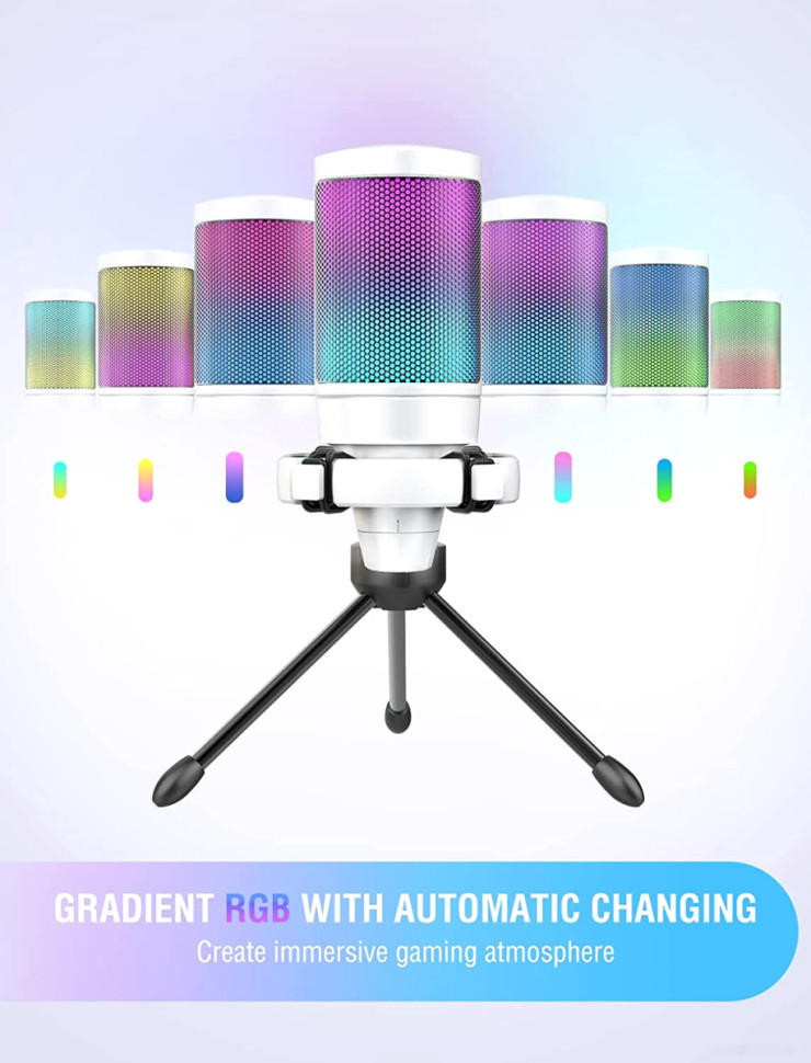 Проводной микрофон FIFINE A6V (белый) Проводной микрофон FIFINE A6V (белый)