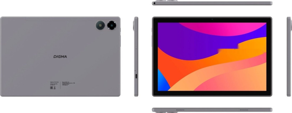 Планшет DIGMA CITI 1314C 4G (серый) Планшет DIGMA CITI 1314C 4G (серый)