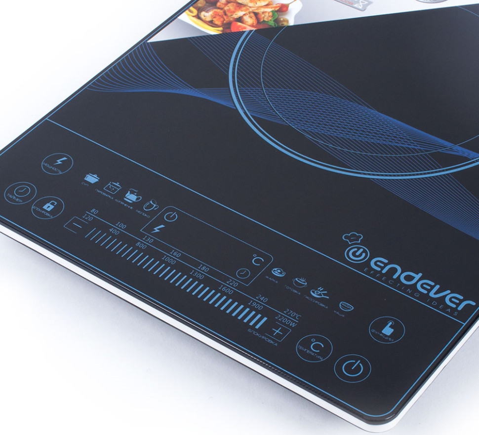 Настольная плита Endever Skyline IP-32 (Black-Blue)