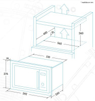 Микроволновая печь Edesa EMW-2020 IG BK