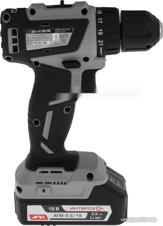 Дрель-шуруповерт Интерскол МиниМАКС ДА-10/18В (с 2-мя АКБ, кейс) Дрель-шуруповерт Интерскол МиниМАКС ДА-10/18В (с 2-мя АКБ, кейс)