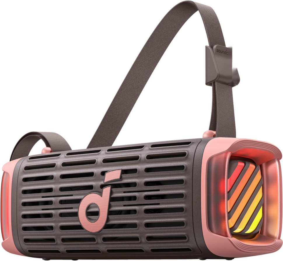 Портативная акустика Anker SoundCore Boom 3i (коричневый/розовый)