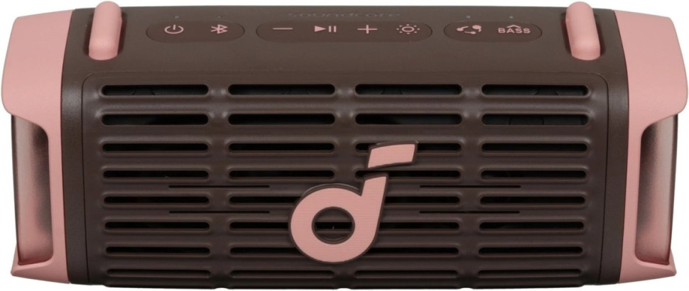 Портативная акустика Anker SoundCore Boom 3i (коричневый/розовый) Портативная акустика Anker SoundCore Boom 3i (коричневый/розовый)