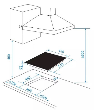 Варочная панель Candy CHXC53DB Варочная панель Candy CHXC53DB