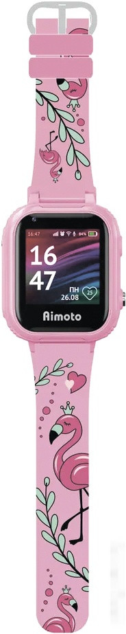 Детские умные часы Aimoto Pro 4G (фламинго)