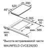 Варочная панель Maunfeld CVCE292SDBK Варочная панель Maunfeld CVCE292SDBK