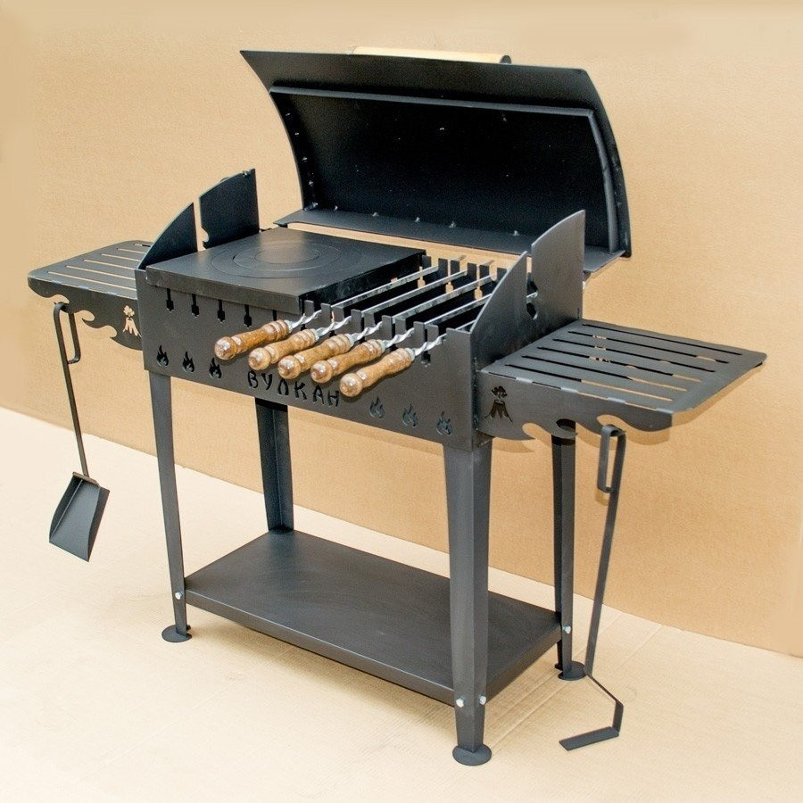 Мангал для дачи Вулкан Гриль М XL 5 мм