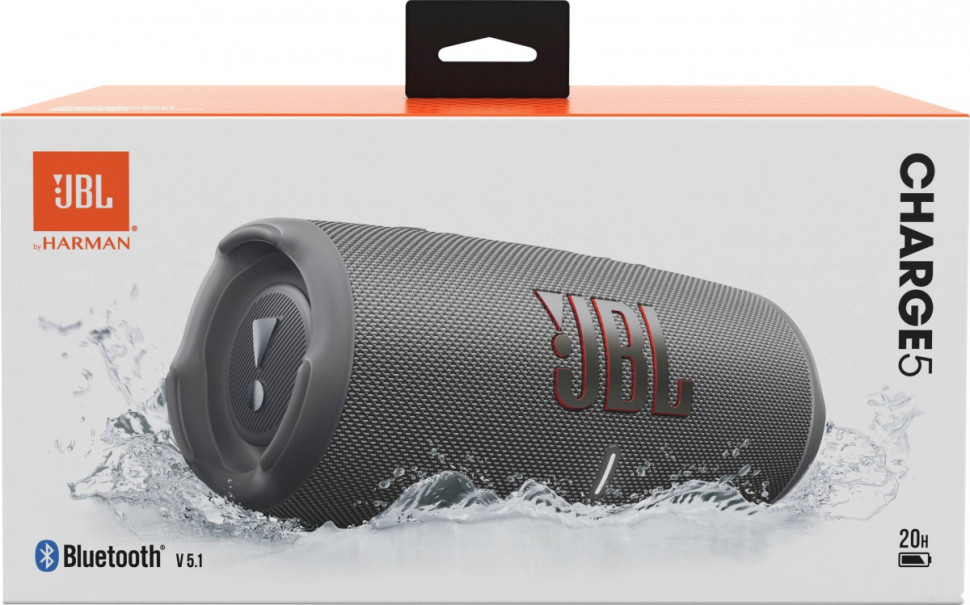 Портативная акустика JBL Charge 5 (серый)