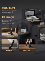 Вертикальный моющий пылесос Deerma DEM-VX900W