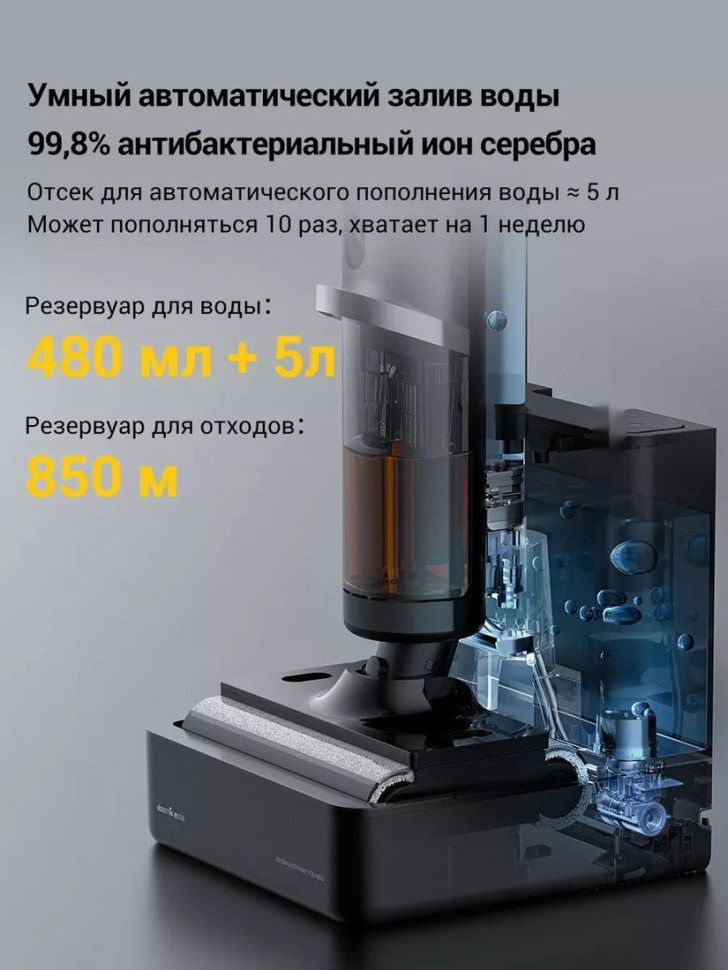 Вертикальный моющий пылесос Deerma DEM-VX900W Вертикальный моющий пылесос Deerma DEM-VX900W