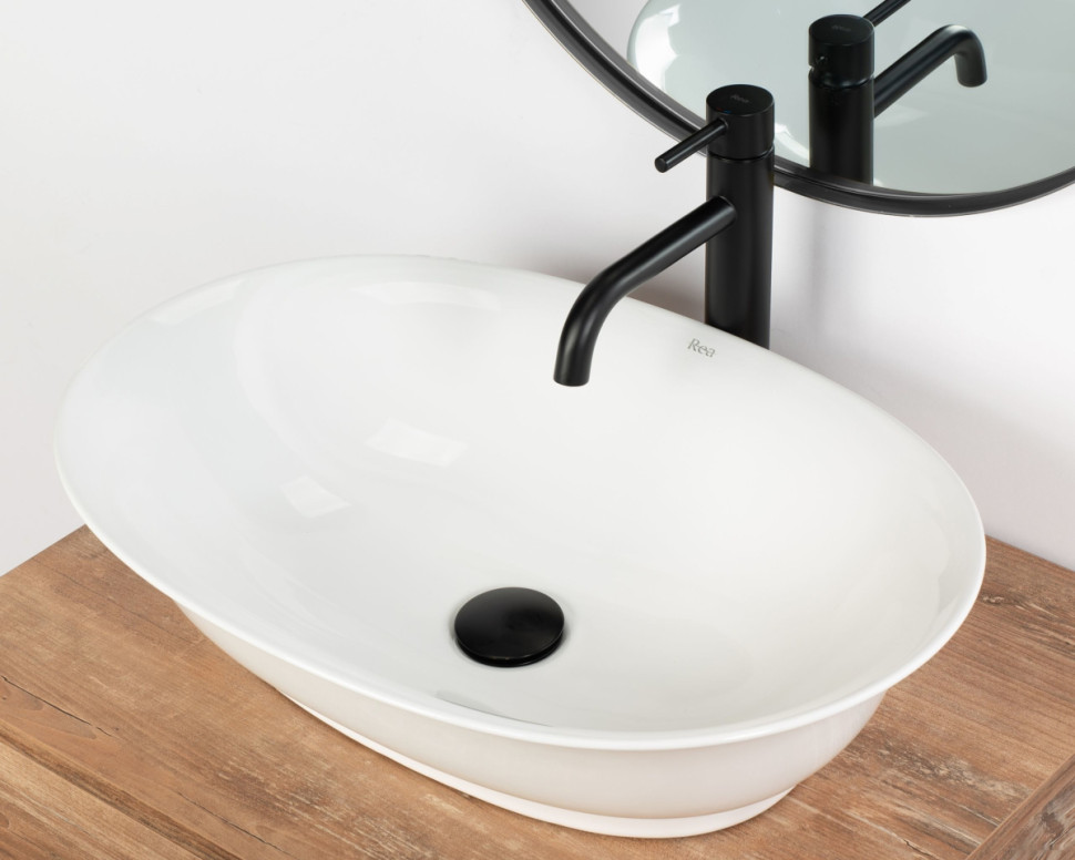 Умывальник Rea Roma белый U5600