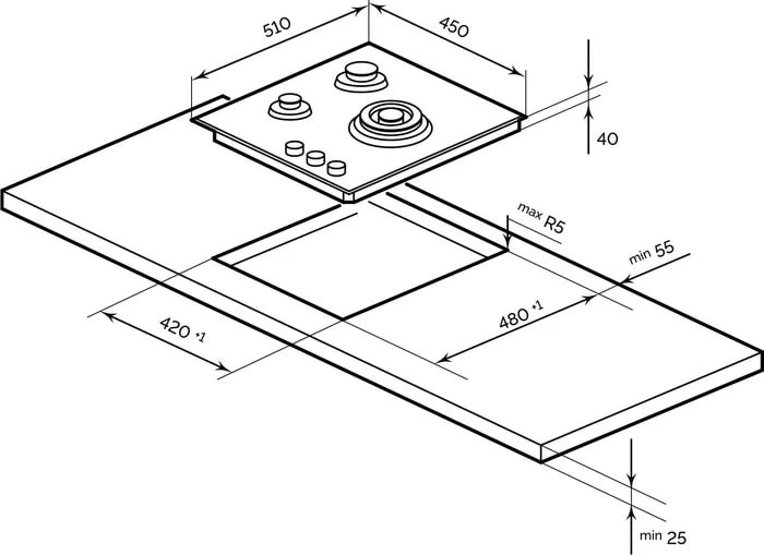 Варочная панель LEX GVG 435 WH Варочная панель LEX GVG 435 WH