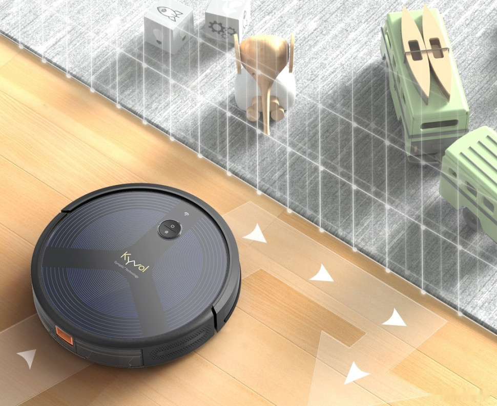 Робот-пылесос Kyvol Cybovac D6 (черный/темно-синий) Робот-пылесос Kyvol Cybovac D6 (черный/темно-синий)