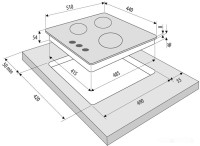 Варочная панель Krona Galileo 45 WH
