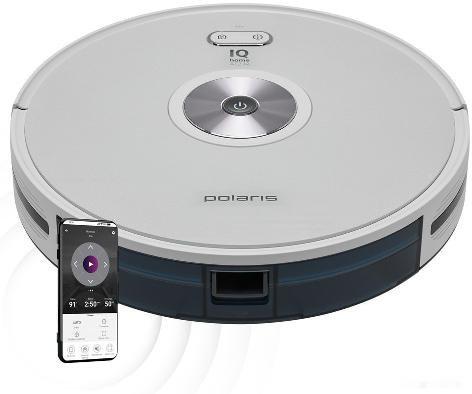 Робот-пылесос Polaris PVCR 3200 IQ Home Aqua (белый) Робот-пылесос Polaris PVCR 3200 IQ Home Aqua (белый)