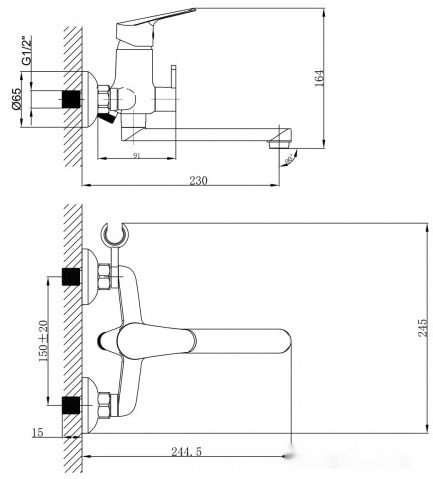 Смеситель Lemark Partner LM6513C