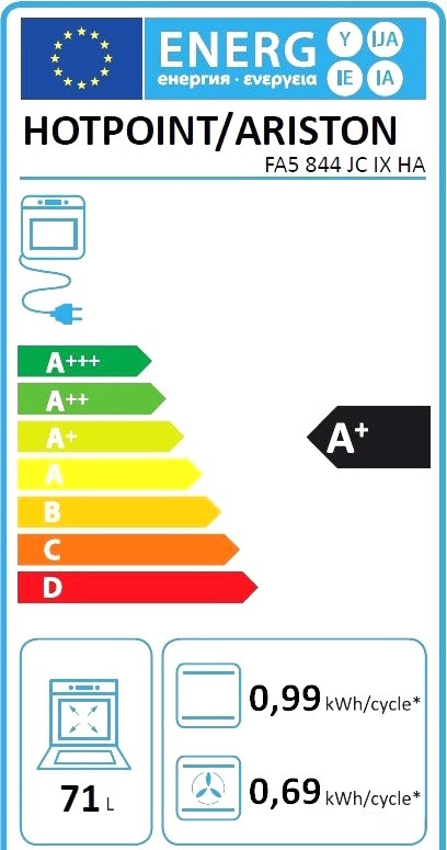Духовой шкаф Hotpoint-Ariston FA5 844 JC IX HA Духовой шкаф Hotpoint-Ariston FA5 844 JC IX HA