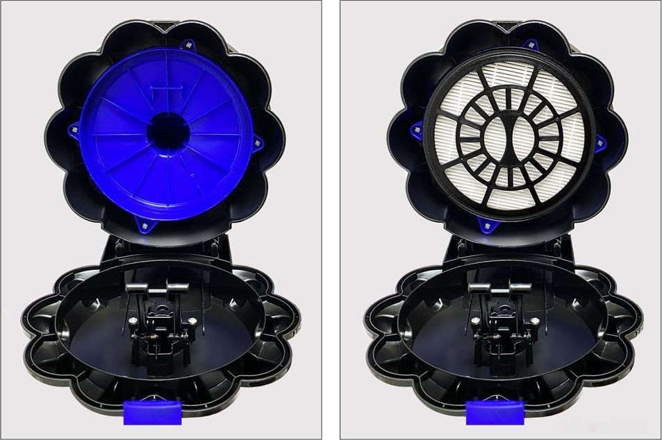 Пылесос Ginzzu VS435 (черный/синий) Пылесос Ginzzu VS435 (черный/синий)