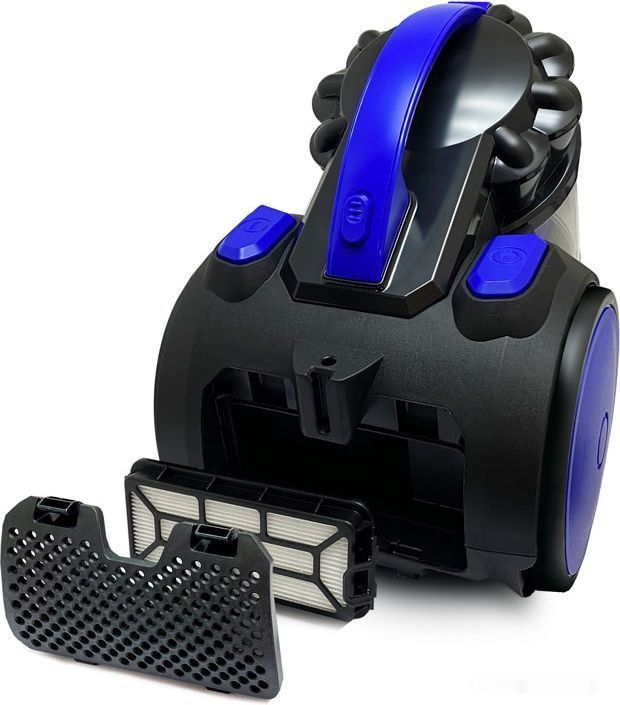 Пылесос Ginzzu VS435 (черный/синий) Пылесос Ginzzu VS435 (черный/синий)