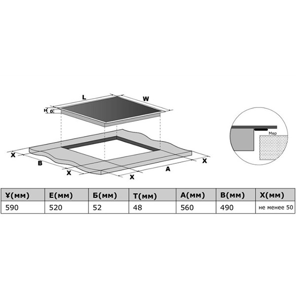 Варочная панель HAIER HHY-C64TOFB Варочная панель HAIER HHY-C64TOFB
