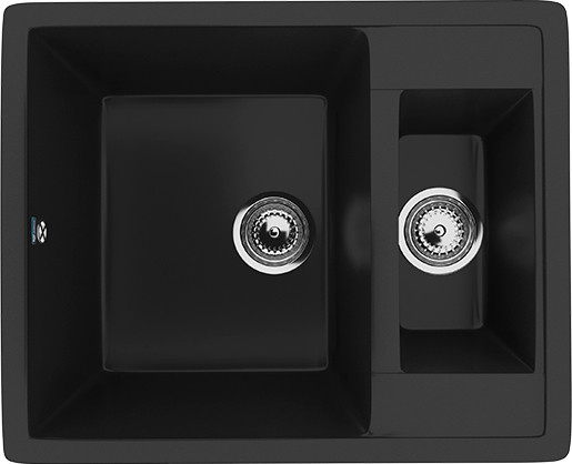 Кухонная мойка Ulgran U-106  344 (УЛЬТРА-ЧЕРНЫЙ)