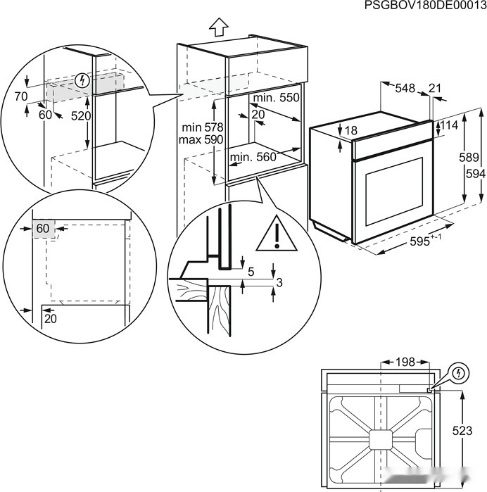 Духовой шкаф Electrolux EOD6P71Z