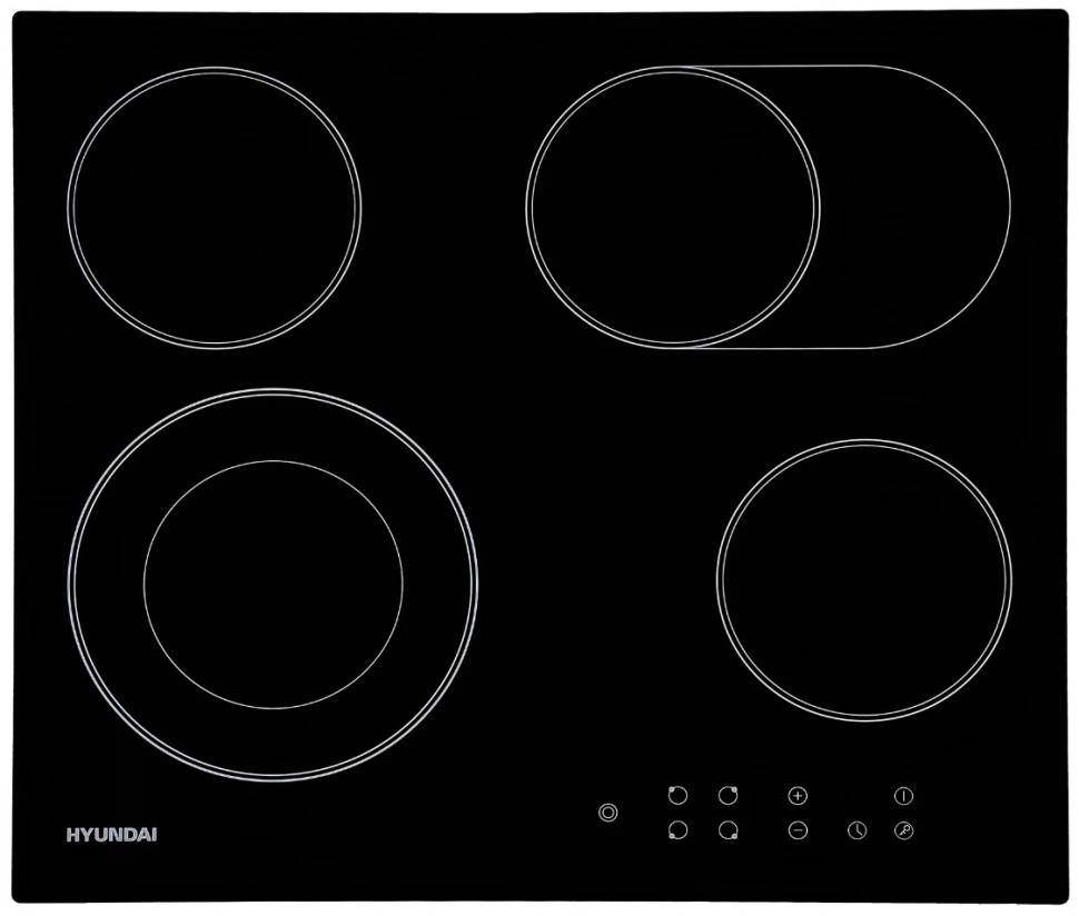 Варочная панель Hyundai HHE 6670 BG Варочная панель Hyundai HHE 6670 BG
