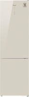 Холодильник Weissgauff WRK 2000 D Full NoFrost Inverter Beige Glass