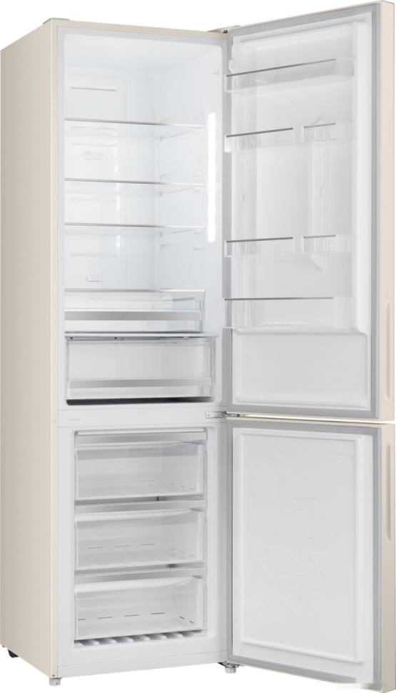 Холодильник Weissgauff WRK 2000 D Full NoFrost Inverter Beige Glass Холодильник Weissgauff WRK 2000 D Full NoFrost Inverter Beige Glass