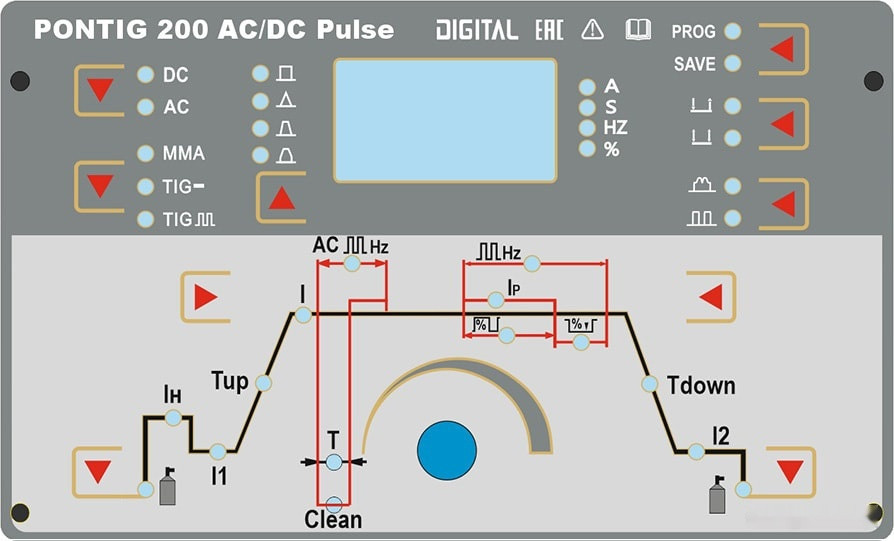 Сварочный инвертор Most PONTIG 200 AC/DC Pulse Сварочный инвертор Most PONTIG 200 AC/DC Pulse