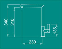 Смеситель Elleci Ares K96 Kera White