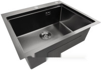 Кухонная мойка Stellar Decor S6050NB-A-D (нано черный, c доской)
