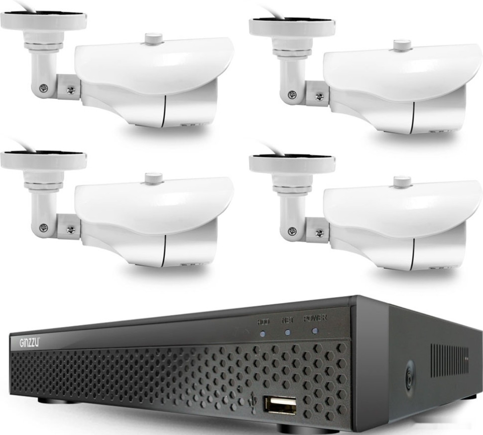 Видеорегистратор наблюдения Ginzzu HK-842D Видеорегистратор наблюдения Ginzzu HK-842D