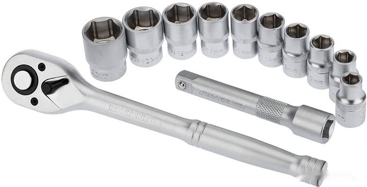 Набор торцевых головок Rexant 12-8301 (12 предметов) Набор торцевых головок Rexant 12-8301 (12 предметов)