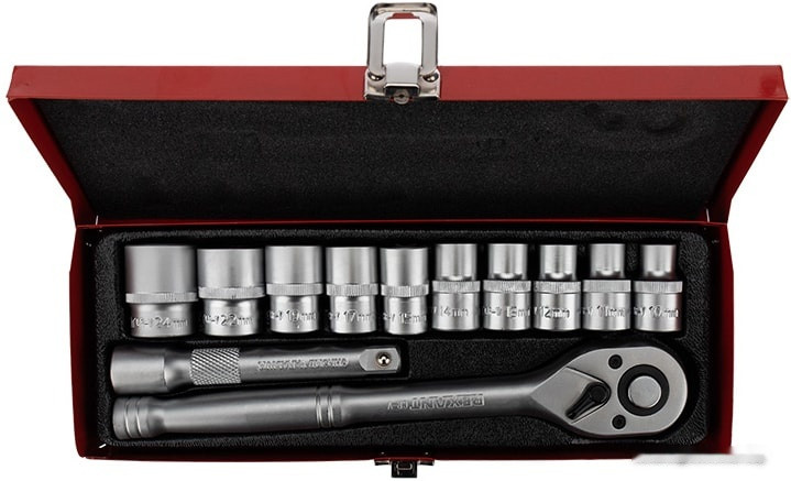 Набор торцевых головок Rexant 12-8301 (12 предметов) Набор торцевых головок Rexant 12-8301 (12 предметов)