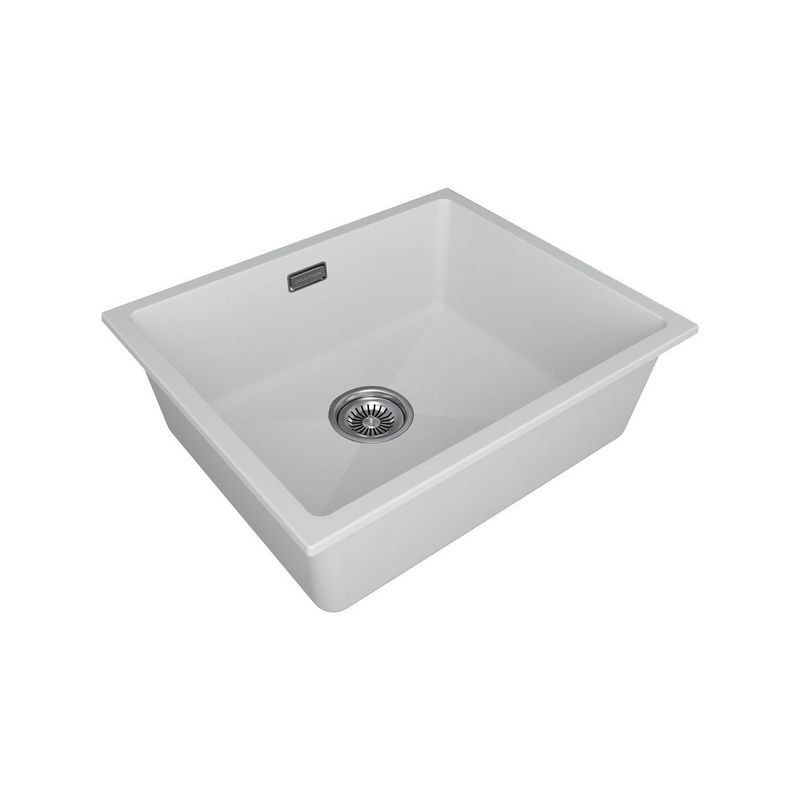 Кухонная мойка Paulmark Lumi 55UNI LU55-WH Кухонная мойка Paulmark Lumi 55UNI LU55-WH
