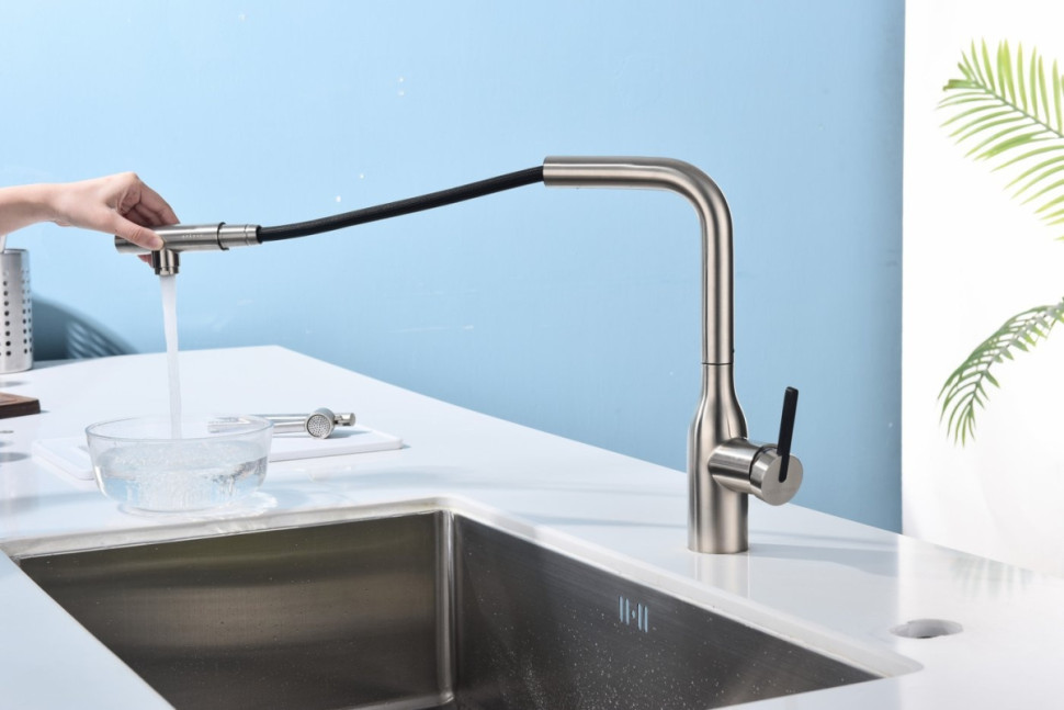 Смеситель Paulmark Viper Vi213105-NI (никель)