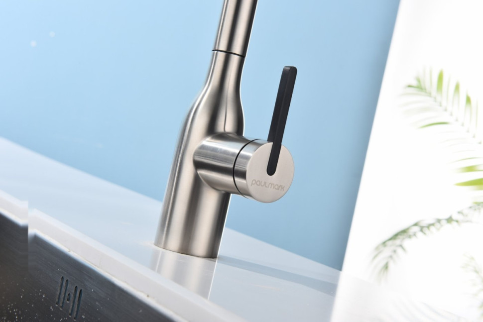 Смеситель Paulmark Viper Vi213105-NI (никель)