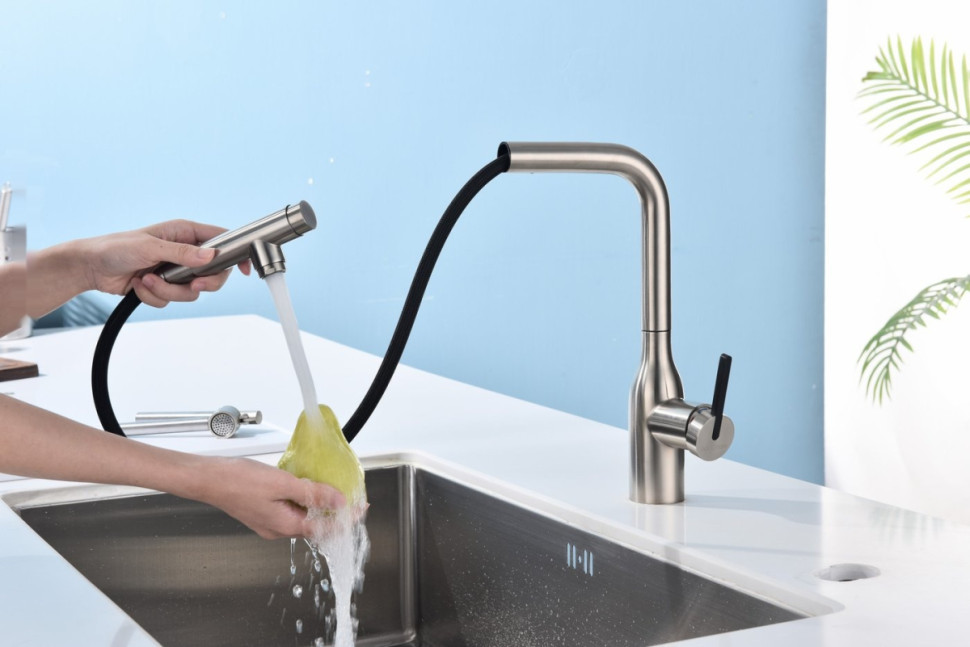 Смеситель Paulmark Viper Vi213105-NI (никель)