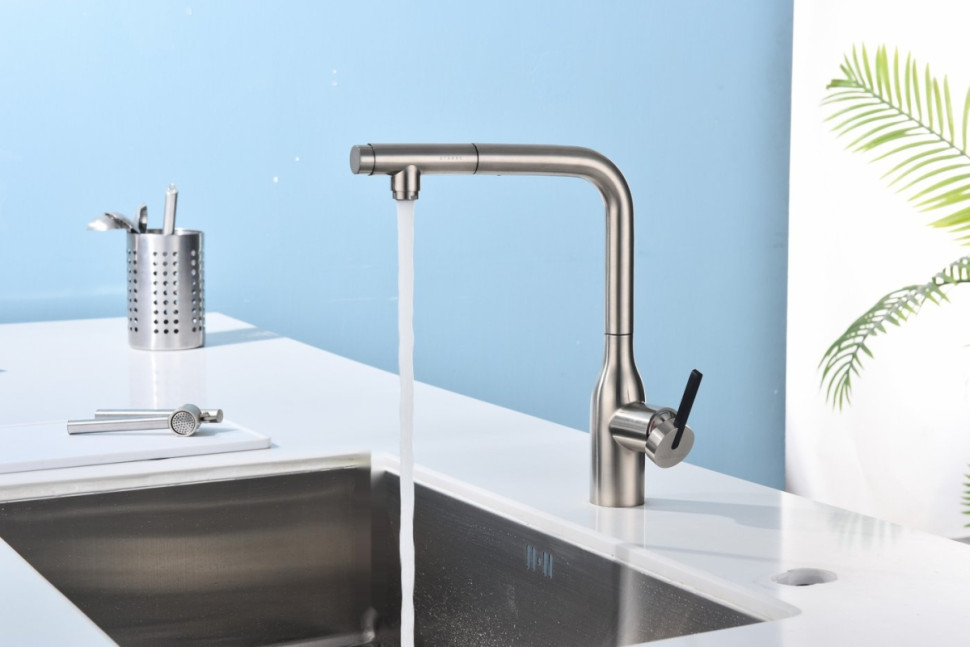 Смеситель Paulmark Viper Vi213105-NI (никель)