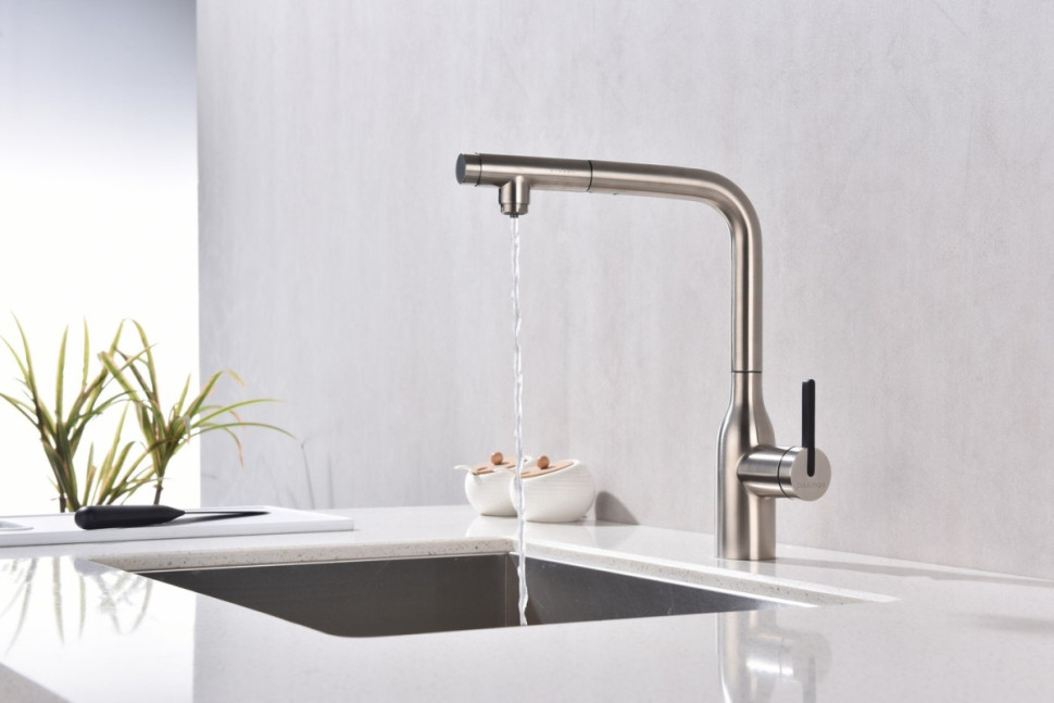 Смеситель Paulmark Viper Vi213105-NI (никель)