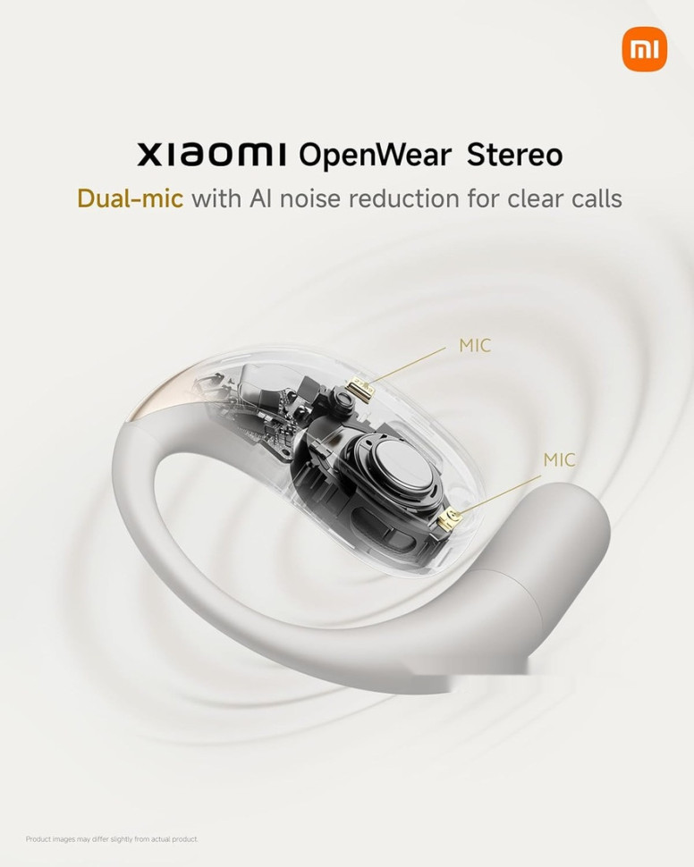 Наушники Xiaomi OpenWear Stereo M2319E1 (песочный, международная версия) Наушники Xiaomi OpenWear Stereo M2319E1 (песочный, международная версия)