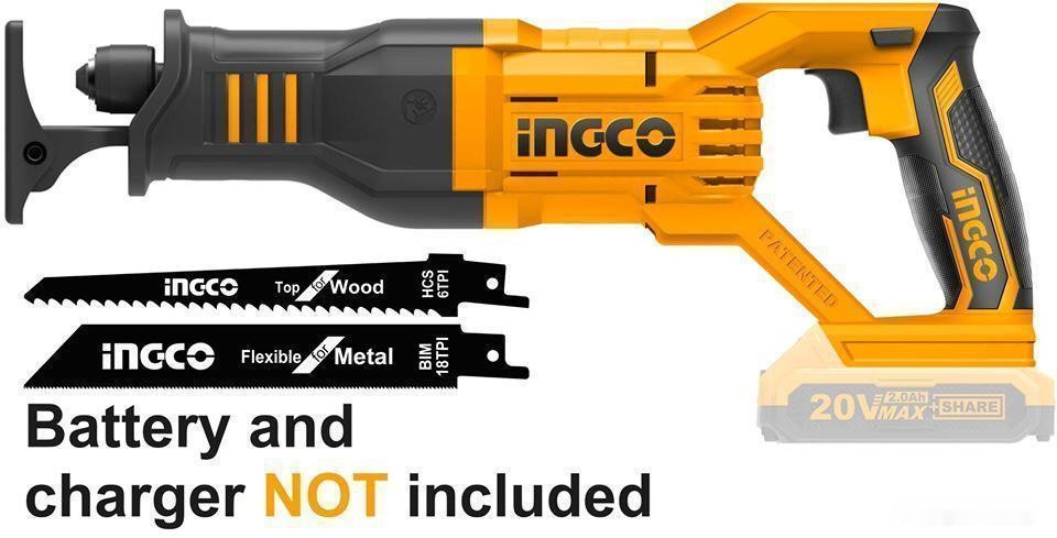 Сабельная пила Ingco Standard CRSLI1151 (без АКБ) Сабельная пила Ingco Standard CRSLI1151 (без АКБ)