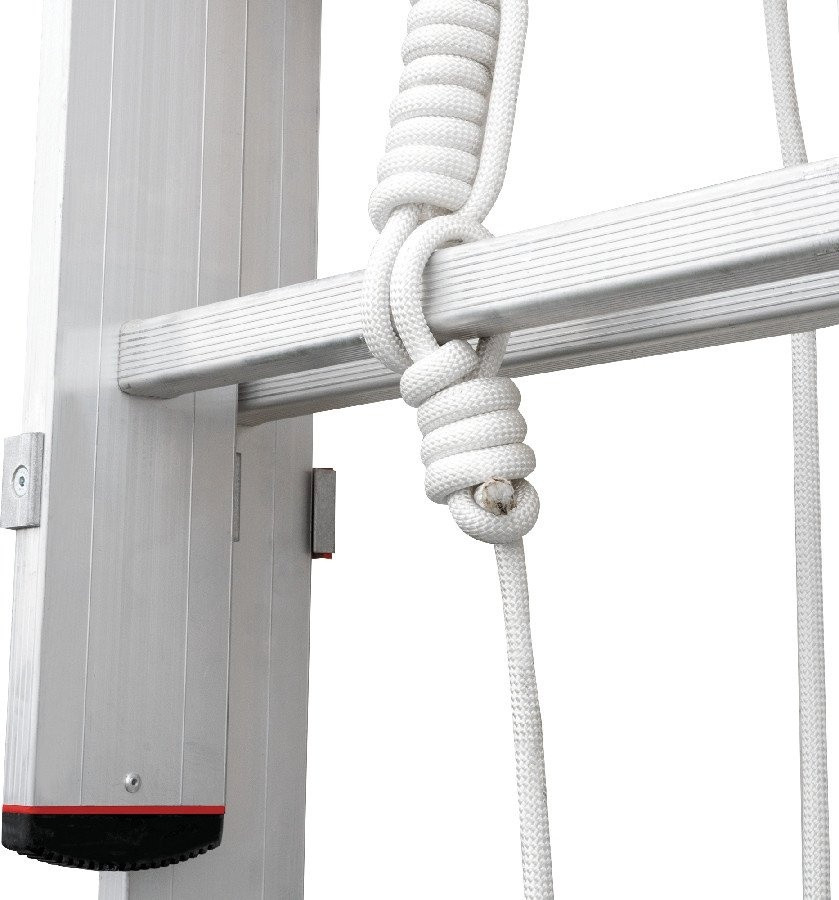 Лестница Новая Высота NV 525 трёхсекционная с тросовой тягой 3x12 ступеней