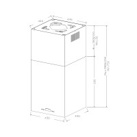 Вытяжка Korting KHA 45970 N Cube