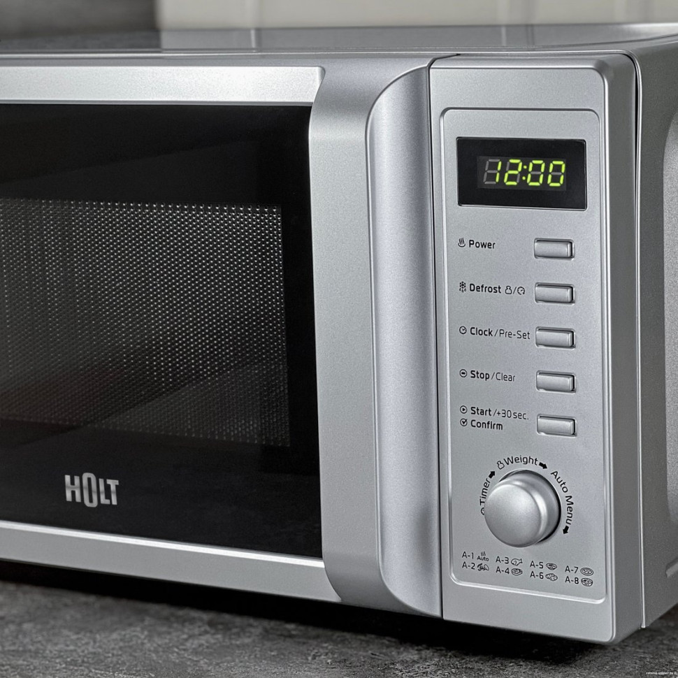 Микроволновая печь Holt HT-MO-002 (серебристый)