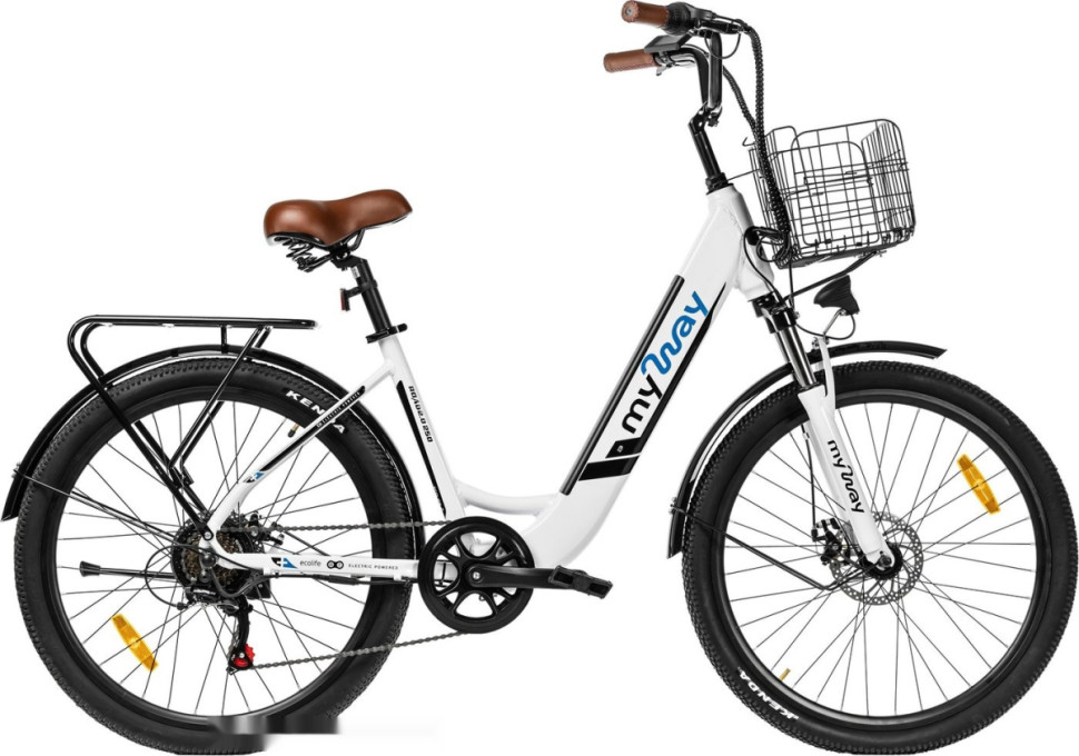 Электровелосипед MyWay Road 2.0 250 26 (15, белый матовый)